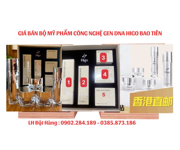 Giá Bán Bộ Mỹ Phẩm Công Nghệ GEN DNA Higo Hoa Kỳ Và Công Năng Tác Dụng